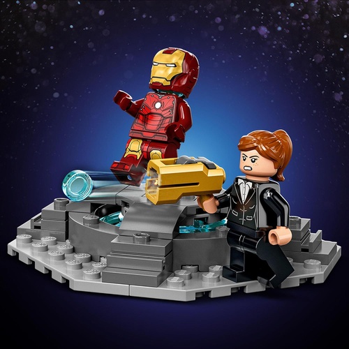  LEGO 슈퍼 히어로즈 마블 아이언맨의 무기고 76216 장난감 블록