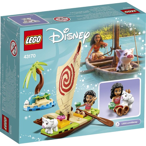  LEGO 디즈니 프린세스 모아나의 바다의 모험 43170 장난감 블록