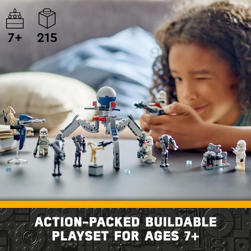  LEGO 스타워즈 클론 트루퍼와 배틀 드로이드 배틀팩 장난감 완구 75372