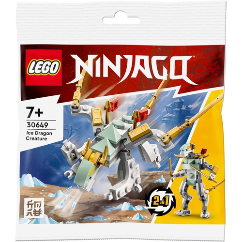  LEGO 닌자고 아이스 드래곤 미니 세트 30649 블록 장난감 