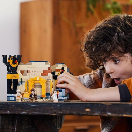  LEGO 인디 존스 영혼의 우물로부터의 탈출 77013 장난감 블록 