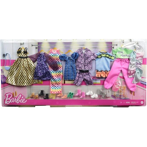 MATTEL Barbie 패션 컬렉션 8팩 옷 갈아입히기 인형용 드레스 GVK06