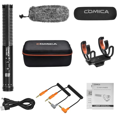  COMICA CVM VM20 샷건 콘덴서 카메라/스마트폰마이크 단일지향성