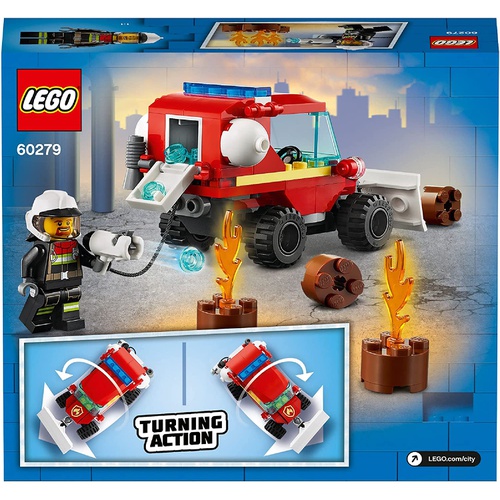  LEGO 시티 소방위험물 취급차 60279 장난감 블록