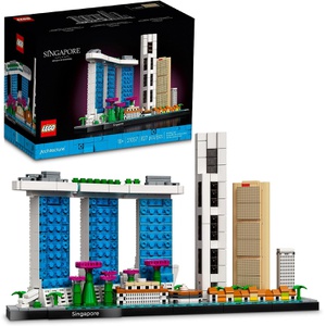 LEGO 아키텍처 스카이라인 컬렉션 싱가포르 21057 블록 장난감 