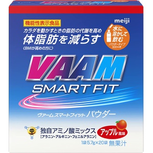VAAM 스마트 핏 워터 파우더 애플맛 5.7g × 20봉지