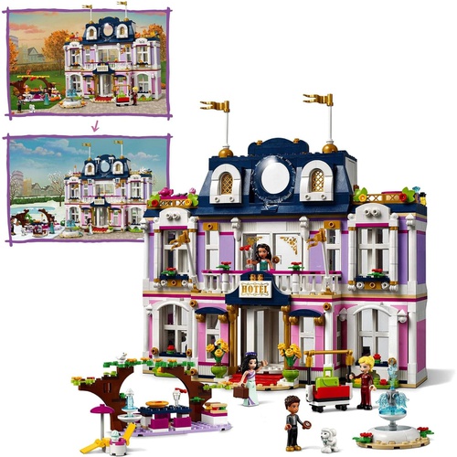  LEGO 프렌즈 하트레이크시티 그랜드호텔 41684 장난감 블록