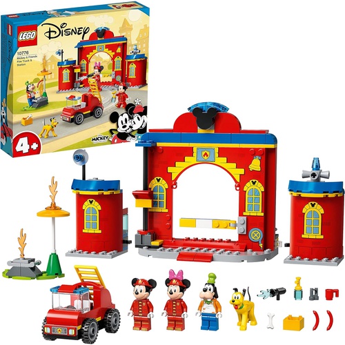  LEGO 미키&프렌즈 소방차와 소방성 10776 장난감 블럭