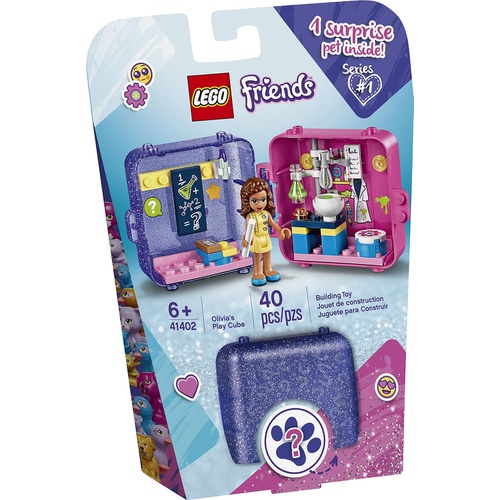  LEGO 프렌즈 큐비즈 올리비아랩 41402 장난감 블록