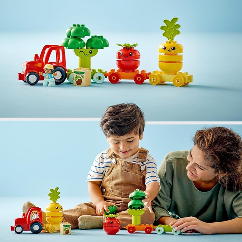  LEGO 듀프로 야채 트랙터 10982 장난감 블록