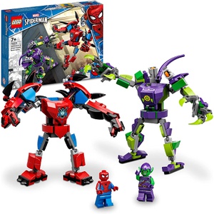 LEGO 마블 어벤져스 스파이더맨과 그린 도깨비 메카슈트 배틀 76219 장난감 블록 