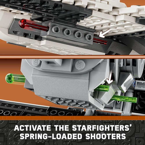  LEGO 스타워즈 만다로리안펑 파이터 vs TIE Interceptor 75348 블럭 장난감