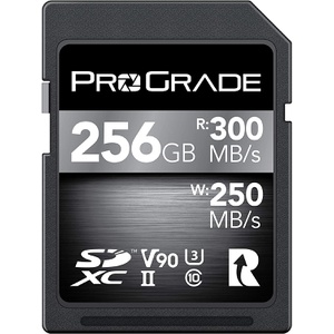 ProGrade Digital SDXC UHS II V90 COBALT 300R 메모리 카드 256GB