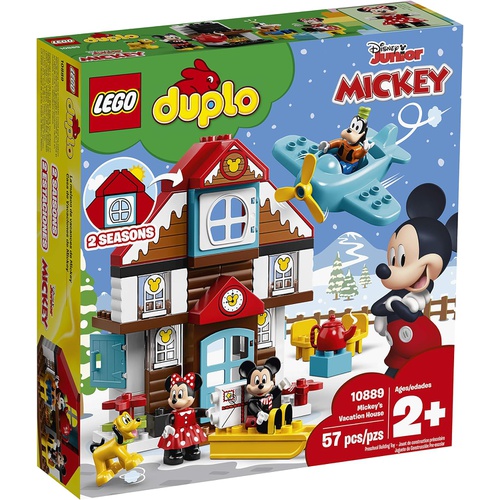 LEGO 듀프로 미키와 미니의 홀리데이 하우스 10889 블록 장난감