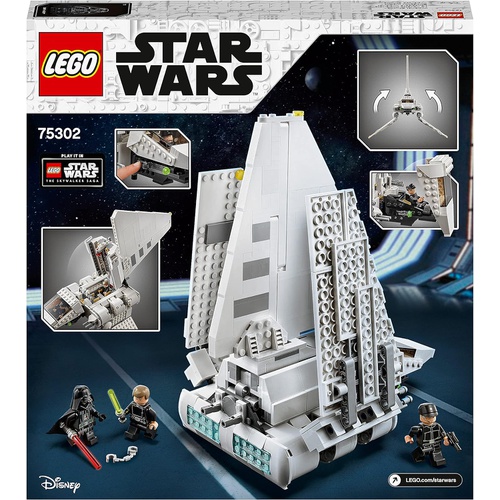  LEGO 스타워즈 임페리얼 셔틀 75302 장난감 블록