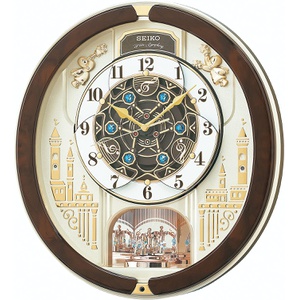 Seiko Clock HOME 아날로그 벽걸이 인테리어 시계 회전 장식 RE579BSEIKO