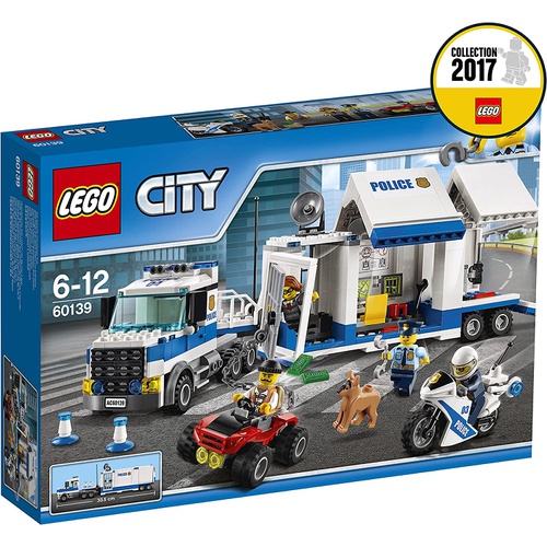  LEGO 시티 폴리스 트랙 사령본부 60139 블록 장난감