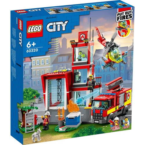  LEGO 시티 소방서 60320 장난감 블럭