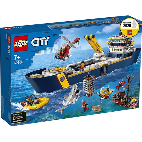  LEGO 시티바다탐험대 해저탐사선 60266 블록 장난감